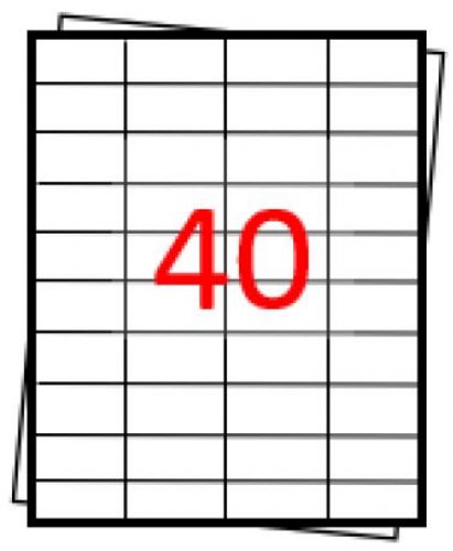 ETIQUETA TOP STICK 52,9X29,7 C/ 100FLS 8698 ,  , ETIQTOP009 , 4023145086988